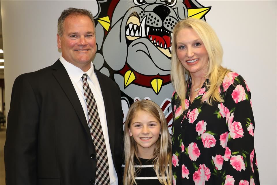 Photo of Johnson with family 